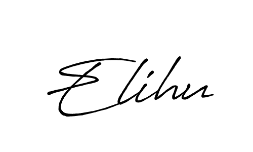 It looks lik you need a new signature style for name Elihu. Design unique handwritten (Antro_Vectra_Bolder) signature with our free signature maker in just a few clicks. Elihu signature style 7 images and pictures png