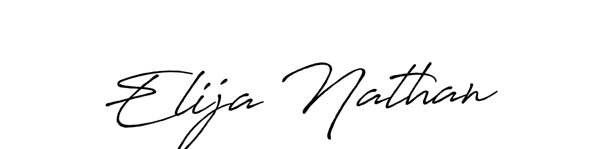 Once you've used our free online signature maker to create your best signature Antro_Vectra_Bolder style, it's time to enjoy all of the benefits that Elija Nathan name signing documents. Elija Nathan signature style 7 images and pictures png