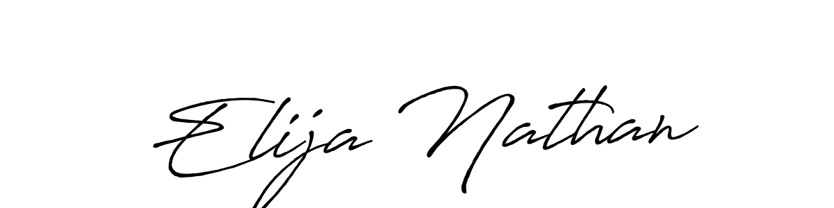 Once you've used our free online signature maker to create your best signature Antro_Vectra_Bolder style, it's time to enjoy all of the benefits that Elija Nathan name signing documents. Elija Nathan signature style 7 images and pictures png