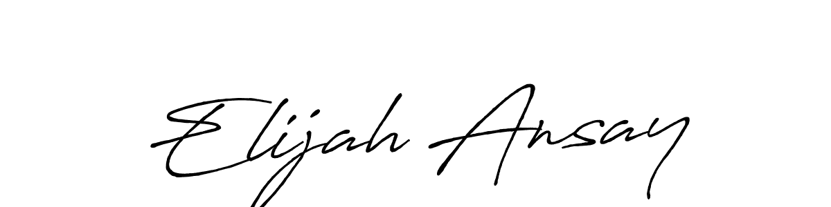 Make a beautiful signature design for name Elijah Ansay. Use this online signature maker to create a handwritten signature for free. Elijah Ansay signature style 7 images and pictures png