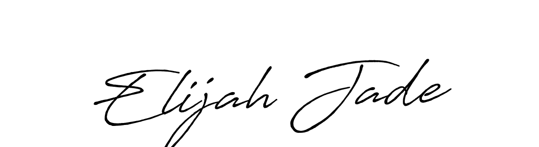 The best way (Antro_Vectra_Bolder) to make a short signature is to pick only two or three words in your name. The name Elijah Jade include a total of six letters. For converting this name. Elijah Jade signature style 7 images and pictures png