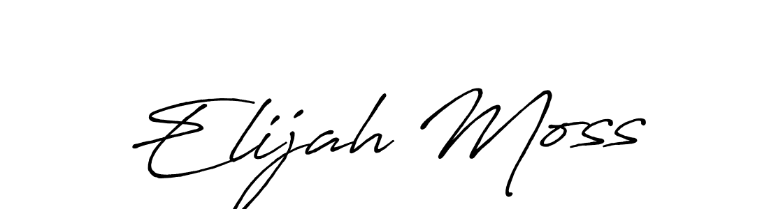 Also You can easily find your signature by using the search form. We will create Elijah Moss name handwritten signature images for you free of cost using Antro_Vectra_Bolder sign style. Elijah Moss signature style 7 images and pictures png