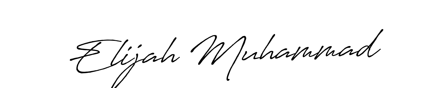 if you are searching for the best signature style for your name Elijah Muhammad. so please give up your signature search. here we have designed multiple signature styles  using Antro_Vectra_Bolder. Elijah Muhammad signature style 7 images and pictures png