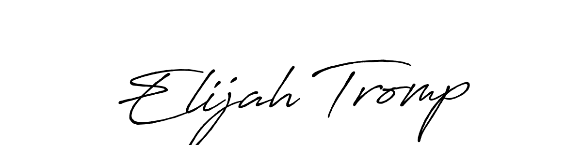 Make a beautiful signature design for name Elijah Tromp. Use this online signature maker to create a handwritten signature for free. Elijah Tromp signature style 7 images and pictures png