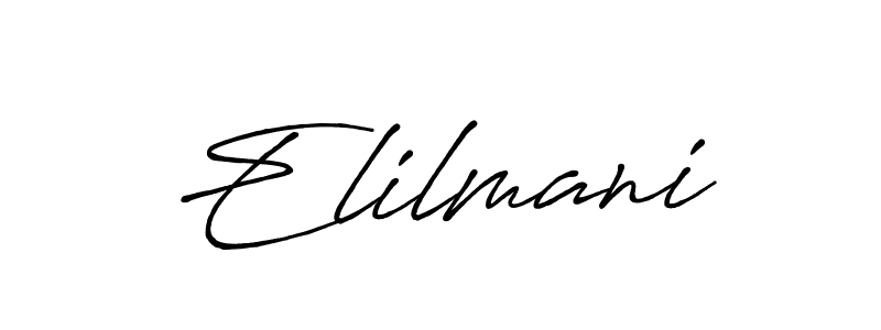 Best and Professional Signature Style for Elilmani. Antro_Vectra_Bolder Best Signature Style Collection. Elilmani signature style 7 images and pictures png