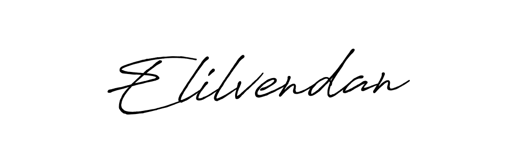 Create a beautiful signature design for name Elilvendan. With this signature (Antro_Vectra_Bolder) fonts, you can make a handwritten signature for free. Elilvendan signature style 7 images and pictures png