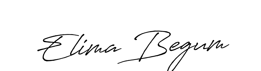 Also You can easily find your signature by using the search form. We will create Elima Begum name handwritten signature images for you free of cost using Antro_Vectra_Bolder sign style. Elima Begum signature style 7 images and pictures png