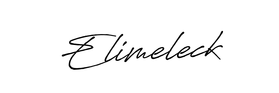 Use a signature maker to create a handwritten signature online. With this signature software, you can design (Antro_Vectra_Bolder) your own signature for name Elimeleck. Elimeleck signature style 7 images and pictures png
