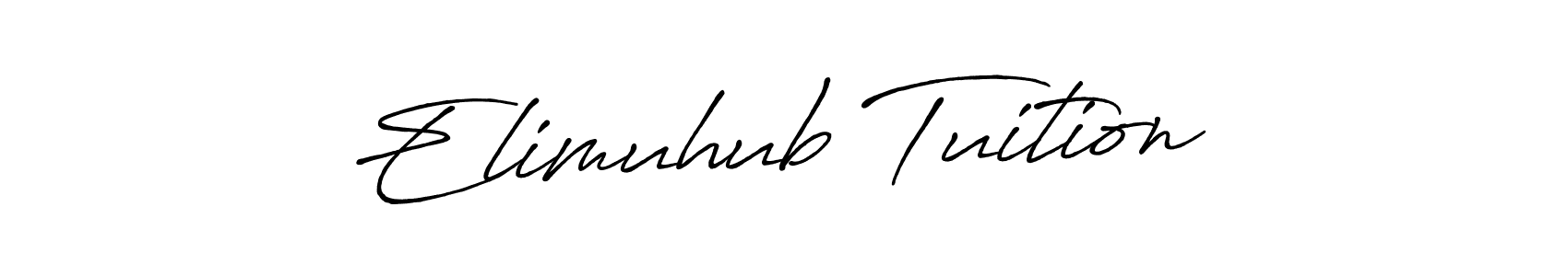 How to Draw Elimuhub Tuition  signature style? Antro_Vectra_Bolder is a latest design signature styles for name Elimuhub Tuition . Elimuhub Tuition  signature style 7 images and pictures png
