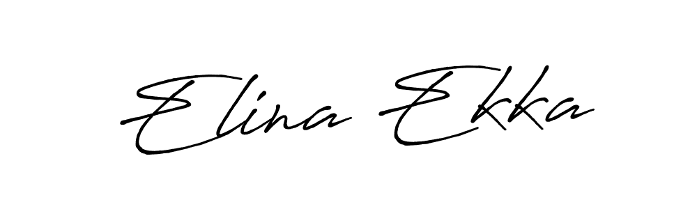 Make a beautiful signature design for name Elina Ekka. Use this online signature maker to create a handwritten signature for free. Elina Ekka signature style 7 images and pictures png