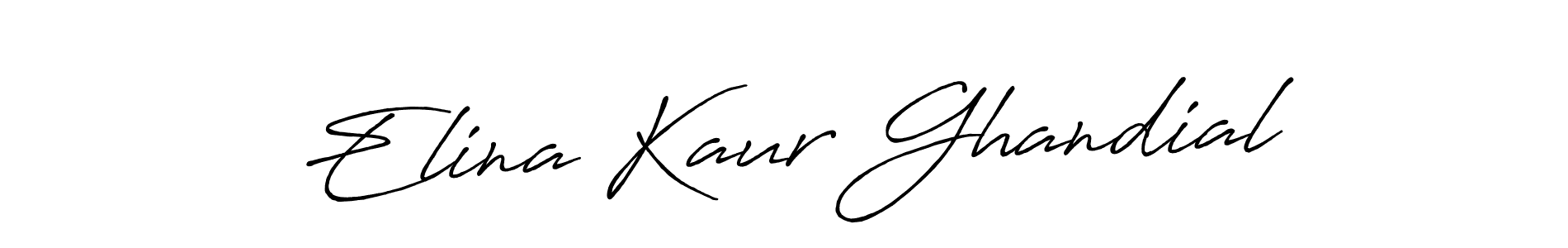 This is the best signature style for the Elina Kaur Ghandial name. Also you like these signature font (Antro_Vectra_Bolder). Mix name signature. Elina Kaur Ghandial signature style 7 images and pictures png