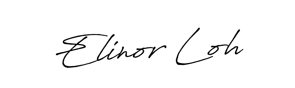 How to make Elinor Loh signature? Antro_Vectra_Bolder is a professional autograph style. Create handwritten signature for Elinor Loh name. Elinor Loh signature style 7 images and pictures png