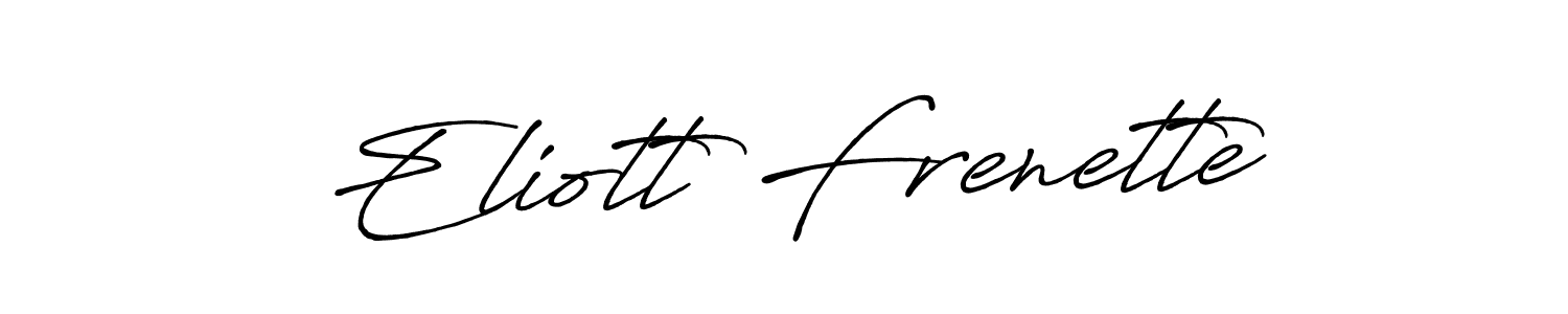 How to make Eliott Frenette signature? Antro_Vectra_Bolder is a professional autograph style. Create handwritten signature for Eliott Frenette name. Eliott Frenette signature style 7 images and pictures png