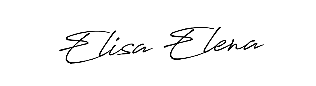 Antro_Vectra_Bolder is a professional signature style that is perfect for those who want to add a touch of class to their signature. It is also a great choice for those who want to make their signature more unique. Get Elisa Elena name to fancy signature for free. Elisa Elena signature style 7 images and pictures png