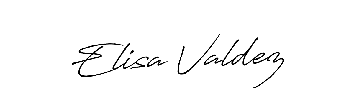 Once you've used our free online signature maker to create your best signature Antro_Vectra_Bolder style, it's time to enjoy all of the benefits that Elisa Valdez name signing documents. Elisa Valdez signature style 7 images and pictures png