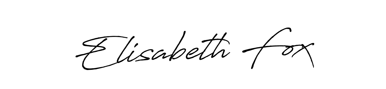 It looks lik you need a new signature style for name Elisabeth Fox. Design unique handwritten (Antro_Vectra_Bolder) signature with our free signature maker in just a few clicks. Elisabeth Fox signature style 7 images and pictures png