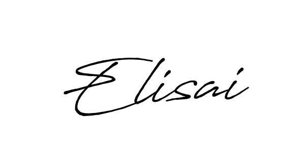 Elisai stylish signature style. Best Handwritten Sign (Antro_Vectra_Bolder) for my name. Handwritten Signature Collection Ideas for my name Elisai. Elisai signature style 7 images and pictures png