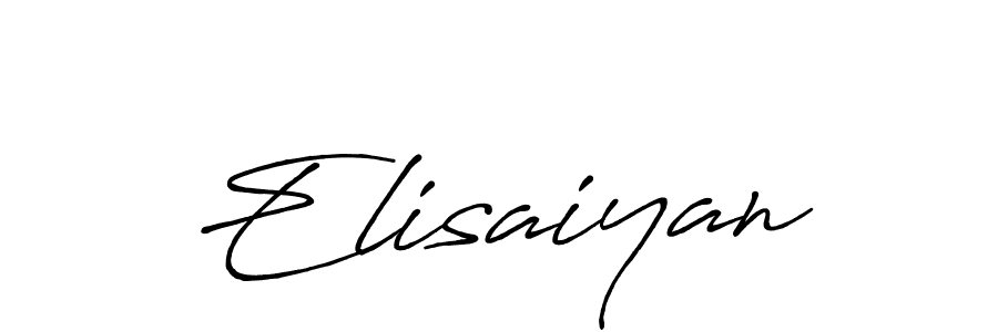 Create a beautiful signature design for name Elisaiyan. With this signature (Antro_Vectra_Bolder) fonts, you can make a handwritten signature for free. Elisaiyan signature style 7 images and pictures png