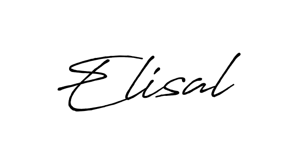 Best and Professional Signature Style for Elisal. Antro_Vectra_Bolder Best Signature Style Collection. Elisal signature style 7 images and pictures png