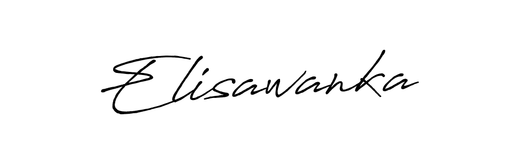 Also we have Elisawanka name is the best signature style. Create professional handwritten signature collection using Antro_Vectra_Bolder autograph style. Elisawanka signature style 7 images and pictures png