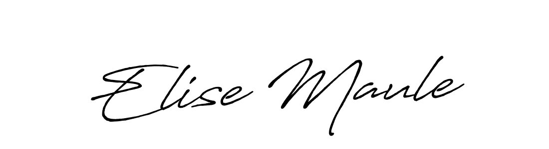 It looks lik you need a new signature style for name Elise Maule. Design unique handwritten (Antro_Vectra_Bolder) signature with our free signature maker in just a few clicks. Elise Maule signature style 7 images and pictures png