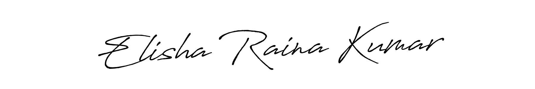 Similarly Antro_Vectra_Bolder is the best handwritten signature design. Signature creator online .You can use it as an online autograph creator for name Elisha Raina Kumar. Elisha Raina Kumar signature style 7 images and pictures png