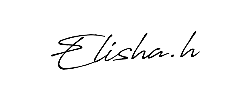 You should practise on your own different ways (Antro_Vectra_Bolder) to write your name (Elisha.h) in signature. don't let someone else do it for you. Elisha.h signature style 7 images and pictures png