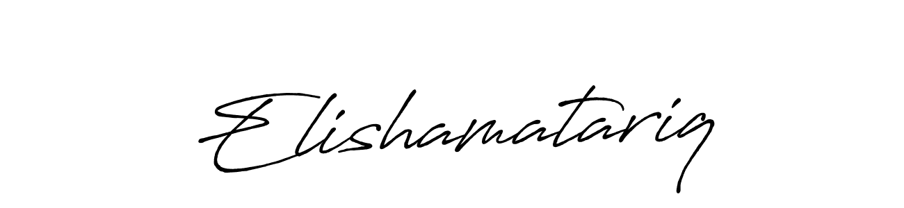 Elishamatariq stylish signature style. Best Handwritten Sign (Antro_Vectra_Bolder) for my name. Handwritten Signature Collection Ideas for my name Elishamatariq. Elishamatariq signature style 7 images and pictures png