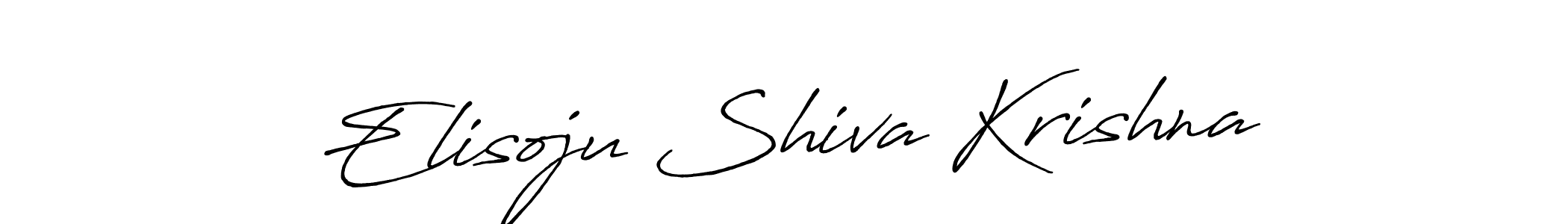 Once you've used our free online signature maker to create your best signature Antro_Vectra_Bolder style, it's time to enjoy all of the benefits that Elisoju Shiva Krishna name signing documents. Elisoju Shiva Krishna signature style 7 images and pictures png