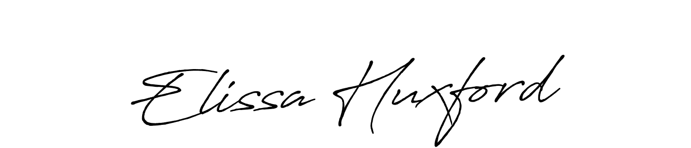 Design your own signature with our free online signature maker. With this signature software, you can create a handwritten (Antro_Vectra_Bolder) signature for name Elissa Huxford. Elissa Huxford signature style 7 images and pictures png