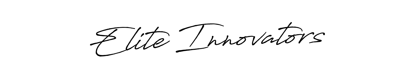 Also You can easily find your signature by using the search form. We will create Elite Innovators name handwritten signature images for you free of cost using Antro_Vectra_Bolder sign style. Elite Innovators signature style 7 images and pictures png