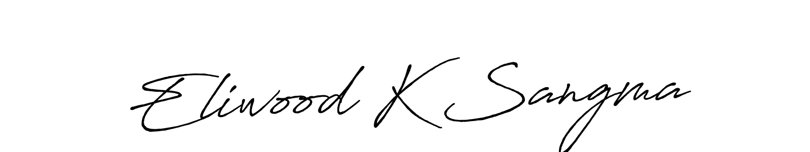 Here are the top 10 professional signature styles for the name Eliwood K Sangma. These are the best autograph styles you can use for your name. Eliwood K Sangma signature style 7 images and pictures png