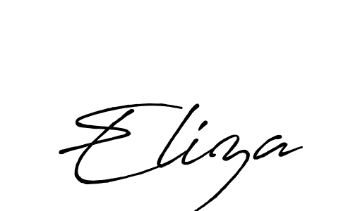 if you are searching for the best signature style for your name Eliza. so please give up your signature search. here we have designed multiple signature styles  using Antro_Vectra_Bolder. Eliza signature style 7 images and pictures png