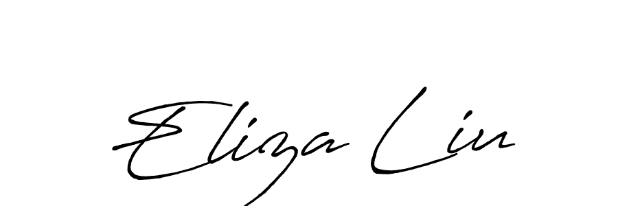 Make a beautiful signature design for name Eliza Liu. Use this online signature maker to create a handwritten signature for free. Eliza Liu signature style 7 images and pictures png