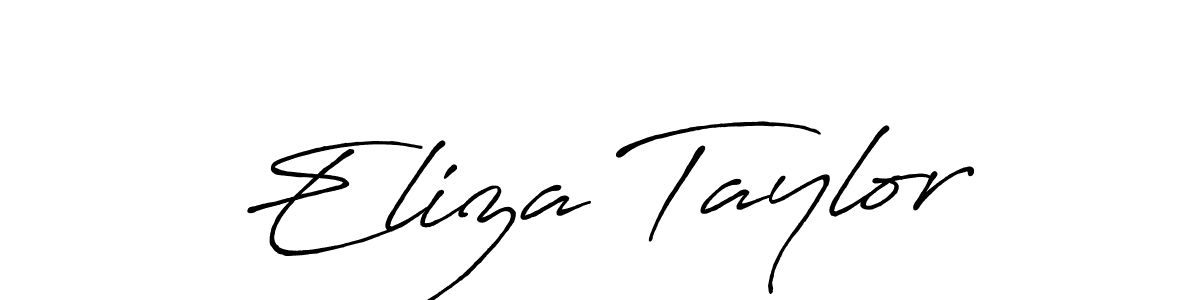 You should practise on your own different ways (Antro_Vectra_Bolder) to write your name (Eliza Taylor) in signature. don't let someone else do it for you. Eliza Taylor signature style 7 images and pictures png