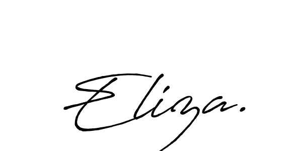 See photos of Eliza. official signature by Spectra . Check more albums & portfolios. Read reviews & check more about Antro_Vectra_Bolder font. Eliza. signature style 7 images and pictures png