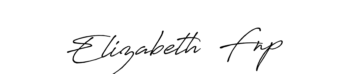 Also You can easily find your signature by using the search form. We will create Elizabeth  Fnp name handwritten signature images for you free of cost using Antro_Vectra_Bolder sign style. Elizabeth  Fnp signature style 7 images and pictures png