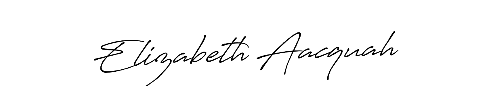 Also You can easily find your signature by using the search form. We will create Elizabeth Aacquah name handwritten signature images for you free of cost using Antro_Vectra_Bolder sign style. Elizabeth Aacquah signature style 7 images and pictures png