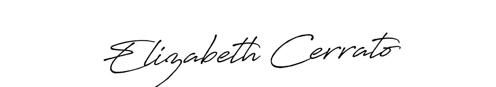 Also we have Elizabeth Cerrato name is the best signature style. Create professional handwritten signature collection using Antro_Vectra_Bolder autograph style. Elizabeth Cerrato signature style 7 images and pictures png