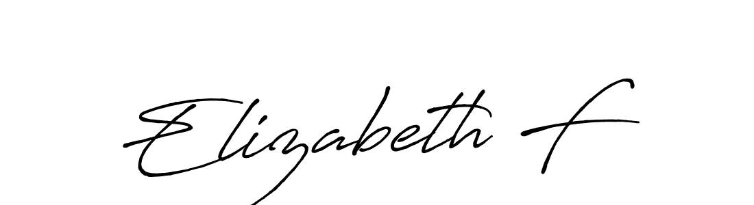 Make a short Elizabeth F signature style. Manage your documents anywhere anytime using Antro_Vectra_Bolder. Create and add eSignatures, submit forms, share and send files easily. Elizabeth F signature style 7 images and pictures png