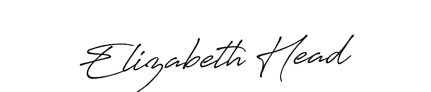 Similarly Antro_Vectra_Bolder is the best handwritten signature design. Signature creator online .You can use it as an online autograph creator for name Elizabeth Head. Elizabeth Head signature style 7 images and pictures png