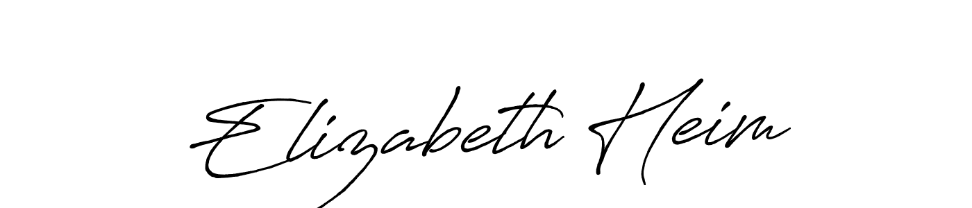 Once you've used our free online signature maker to create your best signature Antro_Vectra_Bolder style, it's time to enjoy all of the benefits that Elizabeth Heim name signing documents. Elizabeth Heim signature style 7 images and pictures png