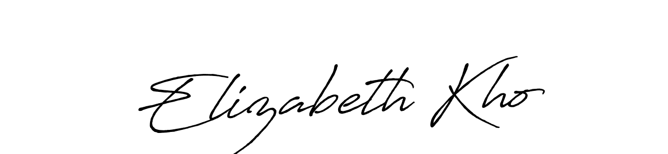 Here are the top 10 professional signature styles for the name Elizabeth Kho. These are the best autograph styles you can use for your name. Elizabeth Kho signature style 7 images and pictures png