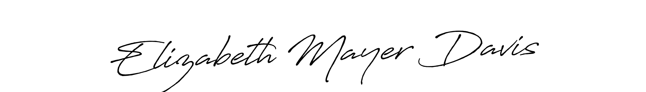 Also You can easily find your signature by using the search form. We will create Elizabeth Mayer Davis name handwritten signature images for you free of cost using Antro_Vectra_Bolder sign style. Elizabeth Mayer Davis signature style 7 images and pictures png