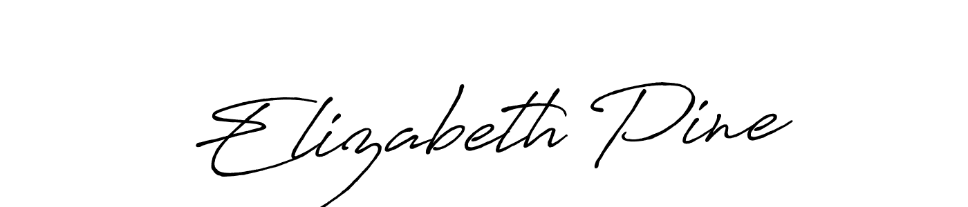 How to make Elizabeth Pine signature? Antro_Vectra_Bolder is a professional autograph style. Create handwritten signature for Elizabeth Pine name. Elizabeth Pine signature style 7 images and pictures png