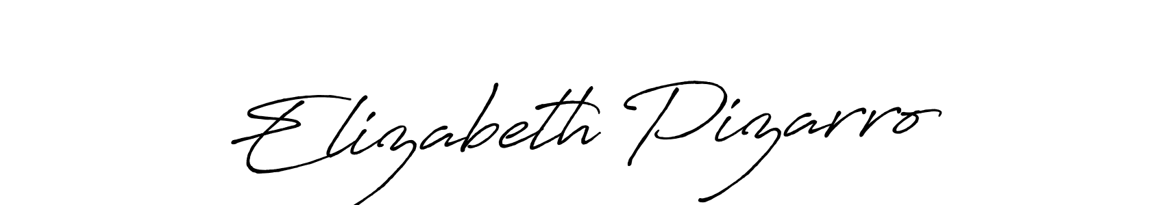 The best way (Antro_Vectra_Bolder) to make a short signature is to pick only two or three words in your name. The name Elizabeth Pizarro include a total of six letters. For converting this name. Elizabeth Pizarro signature style 7 images and pictures png