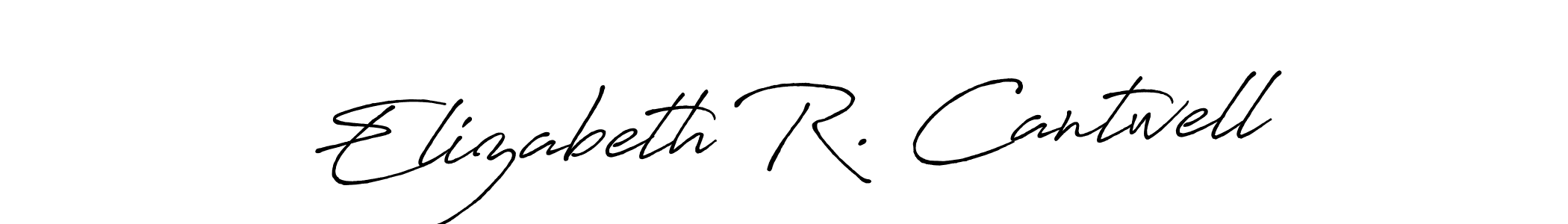 Antro_Vectra_Bolder is a professional signature style that is perfect for those who want to add a touch of class to their signature. It is also a great choice for those who want to make their signature more unique. Get Elizabeth R. Cantwell name to fancy signature for free. Elizabeth R. Cantwell signature style 7 images and pictures png