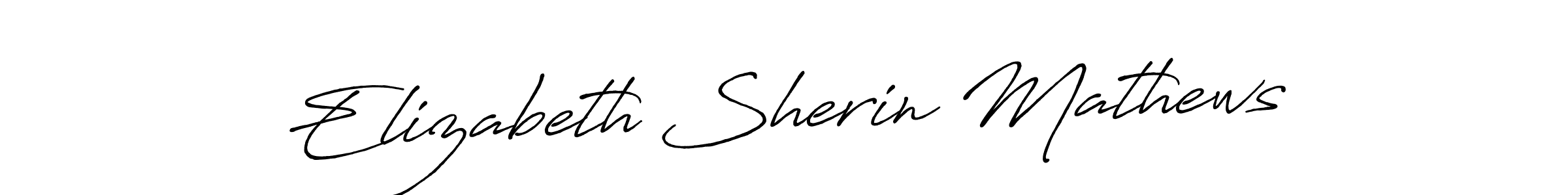 How to make Elizabeth Sherin Mathews signature? Antro_Vectra_Bolder is a professional autograph style. Create handwritten signature for Elizabeth Sherin Mathews name. Elizabeth Sherin Mathews signature style 7 images and pictures png