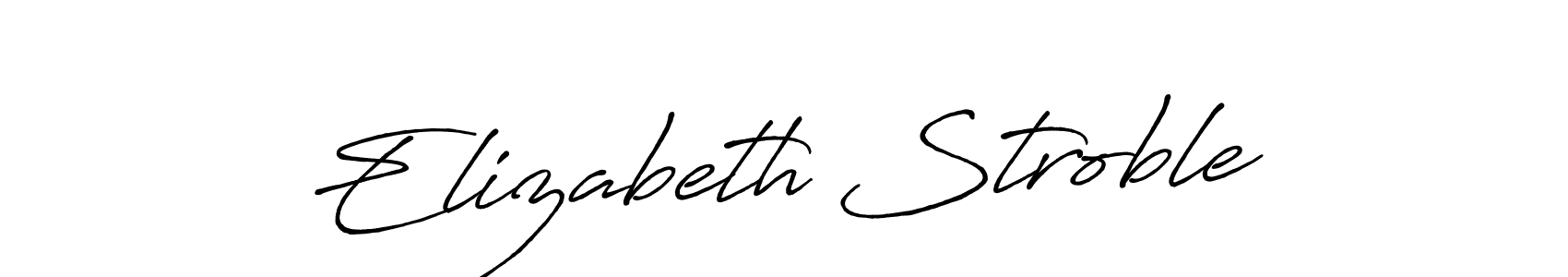 How to Draw Elizabeth Stroble signature style? Antro_Vectra_Bolder is a latest design signature styles for name Elizabeth Stroble. Elizabeth Stroble signature style 7 images and pictures png