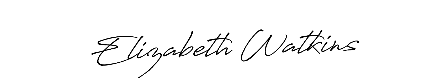 Similarly Antro_Vectra_Bolder is the best handwritten signature design. Signature creator online .You can use it as an online autograph creator for name Elizabeth Watkins. Elizabeth Watkins signature style 7 images and pictures png